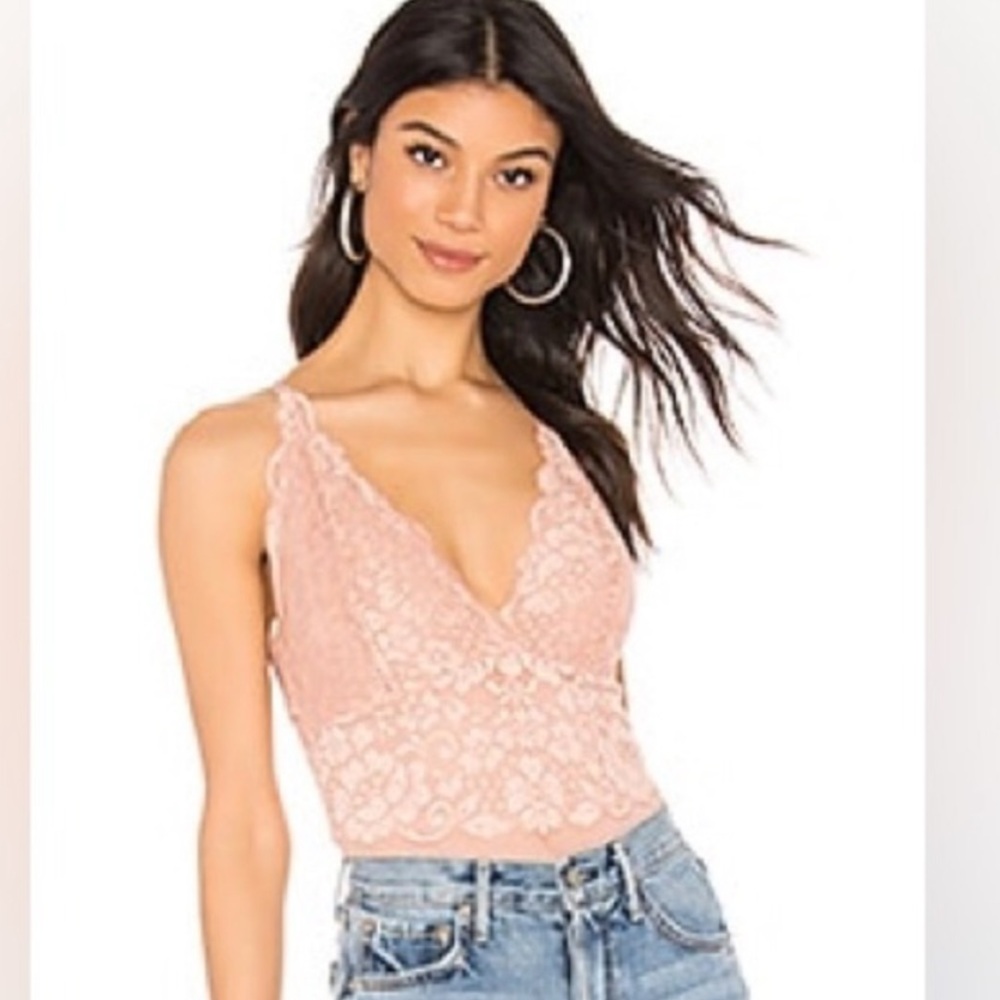 We Are HAH Smarty Pants Bodysuit in Copper Rose Size Small